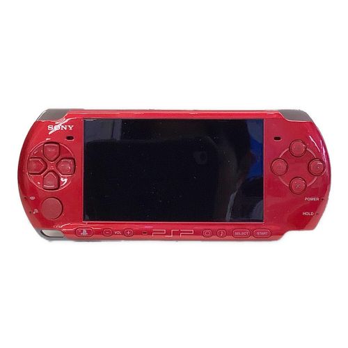 SONY (ソニー) PSP PSP-3000 -　画面ヤケ有　互換バッテリー使用