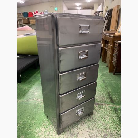 DULTON (ダルトン) 5DRAWERS CHEST(5ドロワーズチェスト) シルバー 100-135｜トレファクONLINE