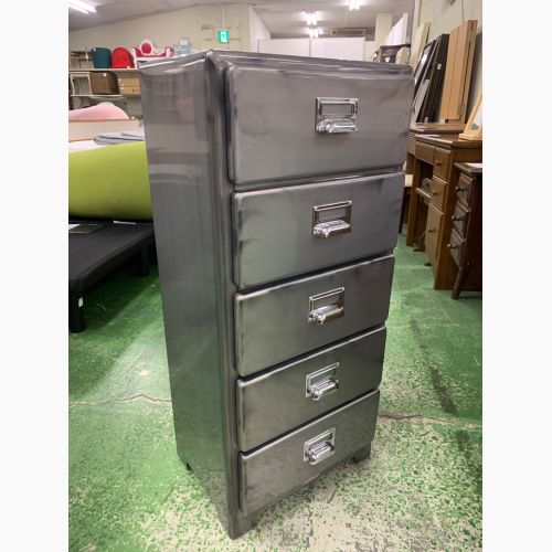 DULTON (ダルトン) 5DRAWERS CHEST(5ドロワーズチェスト) シルバー 100-135