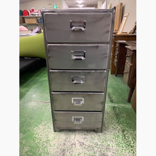 DULTON (ダルトン) 5DRAWERS CHEST(5ドロワーズチェスト) シルバー 100-135