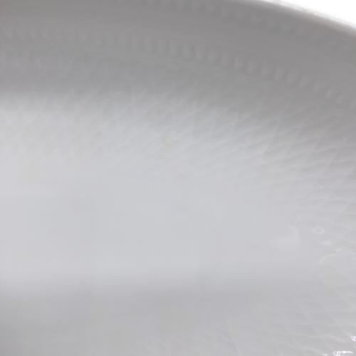 ROYAL COPENHAGEN (ロイヤル・コペンハーゲン) オーバルプレート ホワイトフルーテッド・ハーフレース
