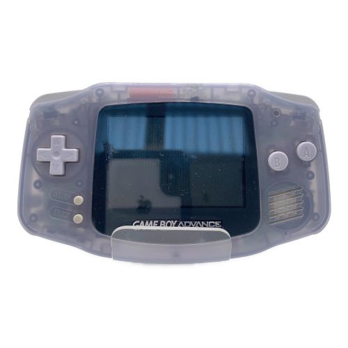 Nintendo (ニンテンドー) GAMEBOY ADVANCE クリア ※経年の為保証対象外 AGB-001 動作確認済み 電源ボタン接触不良 AJ12561528