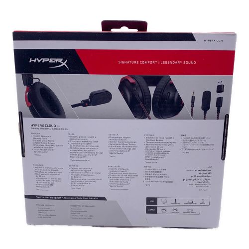  HYPERX(ハイペックス) ゲーミングヘッドセット 727A9AA