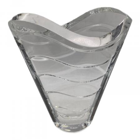 Baccarat クリスタル花器 波形デザイン　バカラ　ウェーブボウル Baccarat (バカラ) 花瓶 ウエーブ｜トレファクONLINE