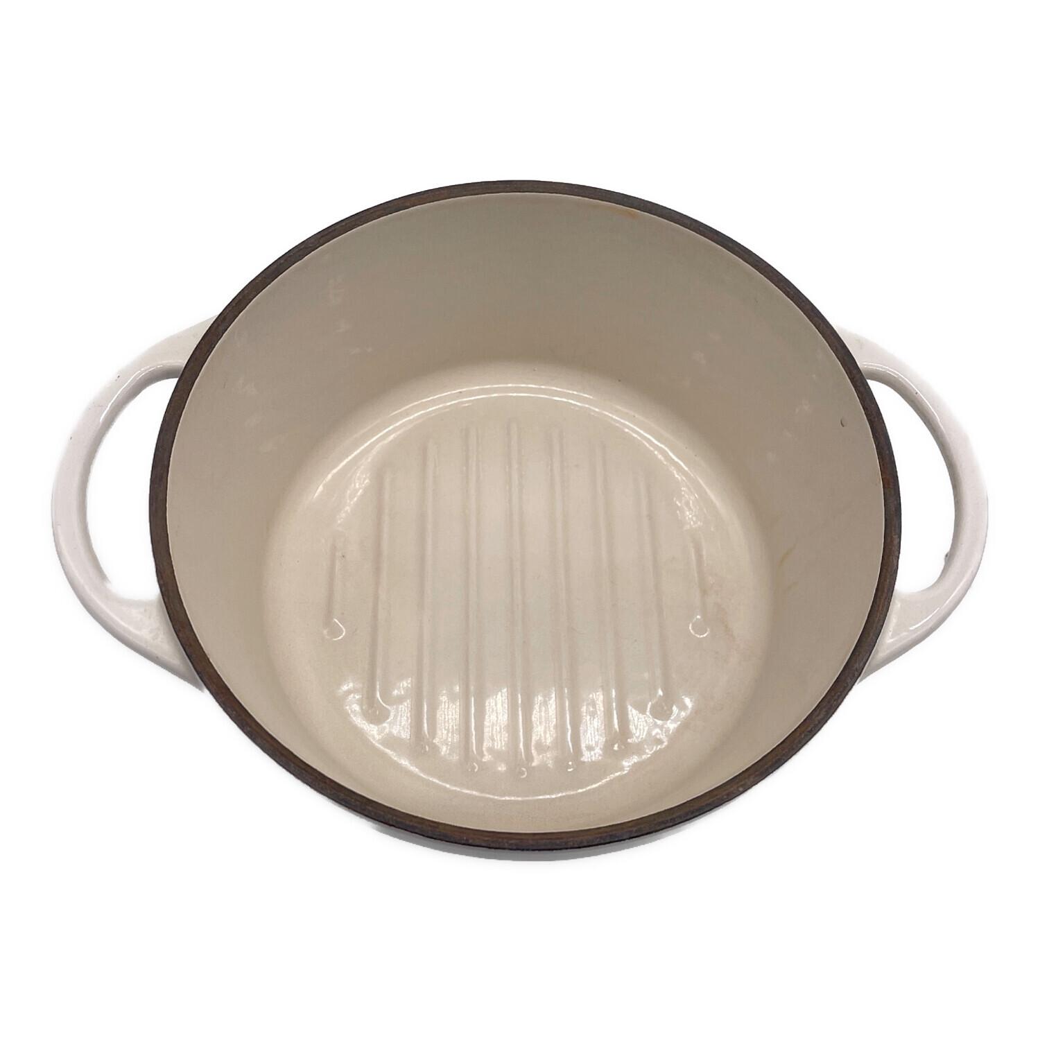 VERMICULAR (バーミキュラ) 両手鍋 使用感有 ホワイト｜トレファクONLINE