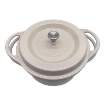 VERMICULAR (バーミキュラ) 両手鍋 使用感有 ホワイト