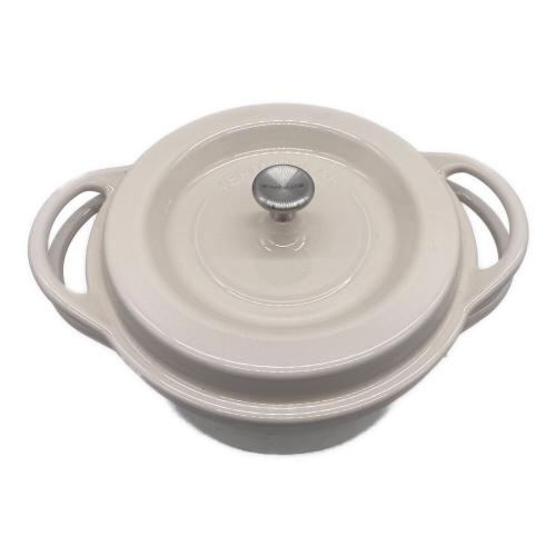 VERMICULAR (バーミキュラ) 両手鍋 使用感有 ホワイト