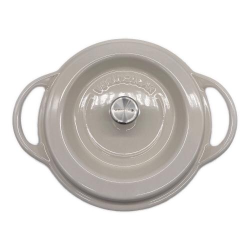 VERMICULAR (バーミキュラ) 両手鍋 使用感有 ホワイト