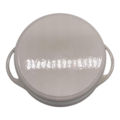 VERMICULAR (バーミキュラ) 両手鍋 使用感有 ホワイト