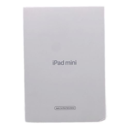 Apple (アップル) iPad mini(第6世代) A2567 Wi-Fiモデル 修理履歴無し 64GB iOS ー サインアウト確認済