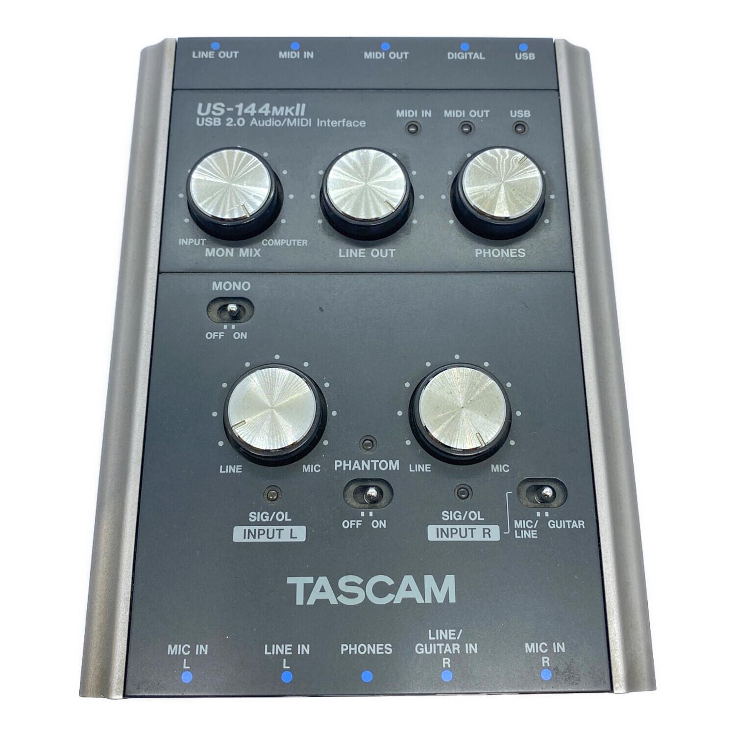 TASCAM オーディオインターフェースUS144-MK 2 TASCAM US-122mk2 US
