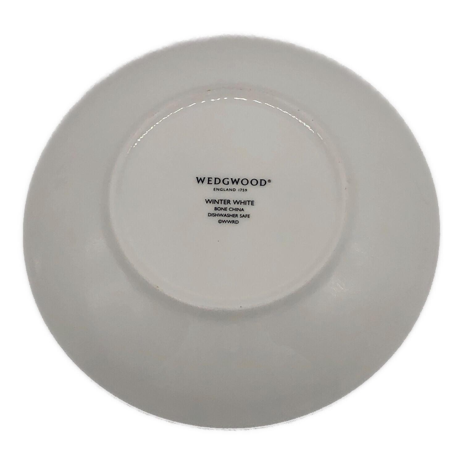 Wedgwood (ウェッジウッド) カップ&ソーサー ウィンターホワイト 2P