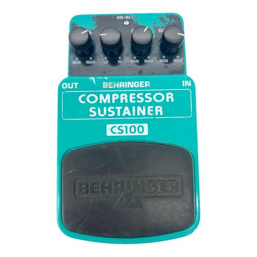 BEHRINGER (ベリンガー) コンプレッションサスティナー USED CS100 中国製 動作確認済み