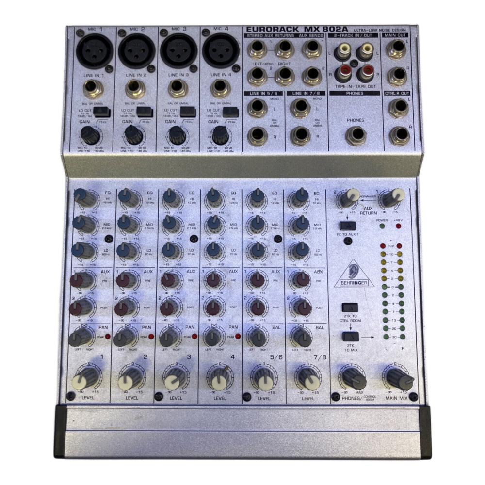 BEHRINGER EURORACK MX802A ミキサー 8ch BEHRINGER (ベリンガー) ミキサー EURORACK MX 802A｜トレファクONLINE