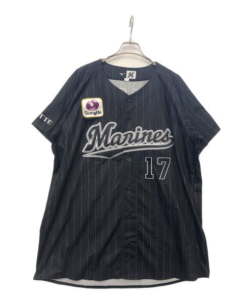 MIZUNO (ミズノ) ゲームシャツ ブラック サイズ:O