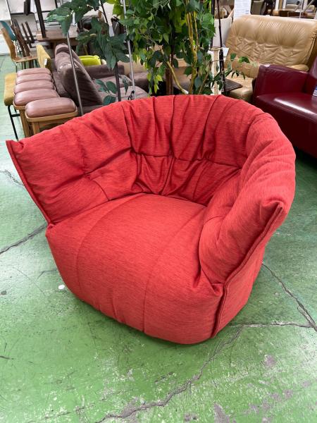 ligne rosetリーン・ロゼ カラン type1 ファブリック　レッド ligne roset (リーンロゼ) 1人掛けソファー レッド 210 ファブリック