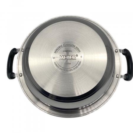 Meyer ステンレススチール 4L 圧力鍋 両手鍋　マイヤー MEYER (マイヤー) 両手鍋 HIGH PRESSURE COOKERPSCマーク(圧力鍋)有