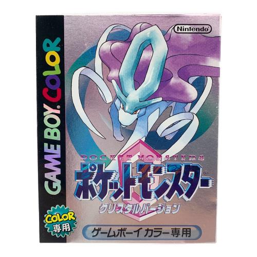 ゲームボーイカラー専用 ソフト　空箱 ポケットモンスター クリスタルバージョン