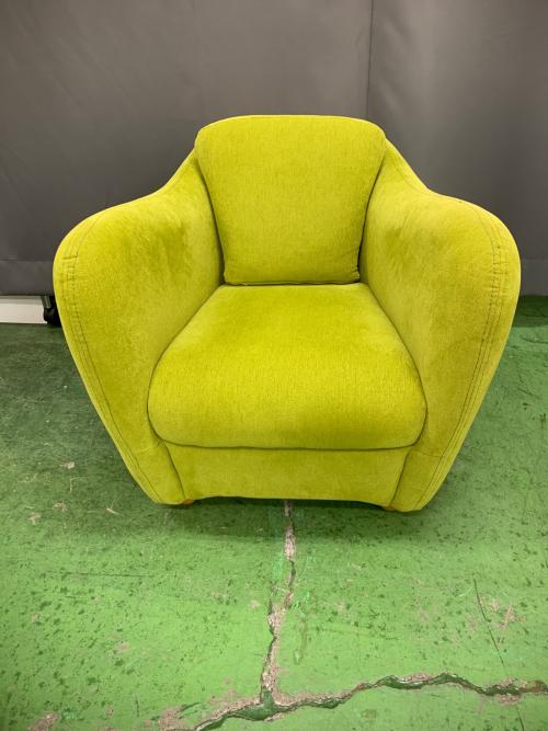 IDEE (イデー) ミニミラーアームチェア グリーン  ファブリック