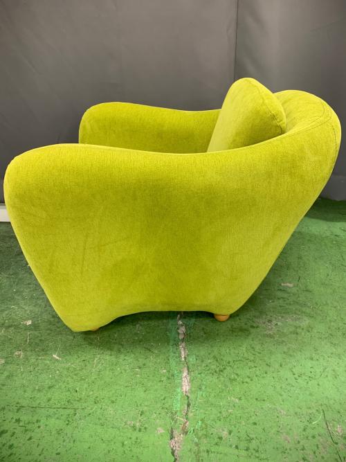 IDEE (イデー) ミニミラーアームチェア グリーン  ファブリック