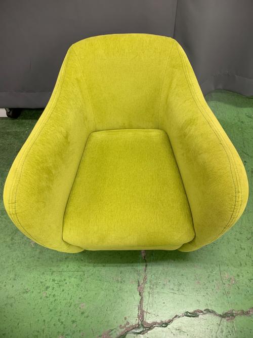 IDEE (イデー) ミニミラーアームチェア グリーン  ファブリック