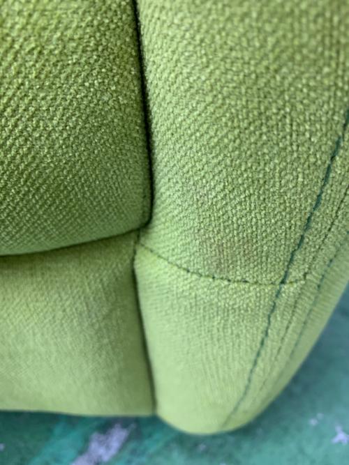 IDEE (イデー) ミニミラーアームチェア グリーン  ファブリック