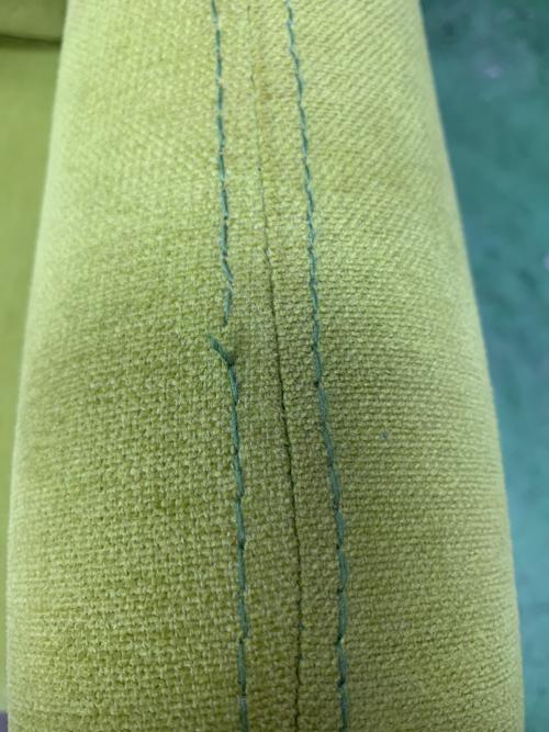 IDEE (イデー) ミニミラーアームチェア グリーン  ファブリック