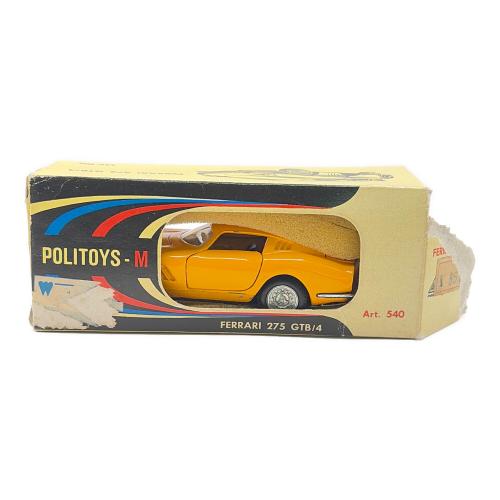 POLITOYS-M (ポリトイズ) FERRARI 275 GTB/4 ミニカー イタリア製 SCALA 1/43 キズ有