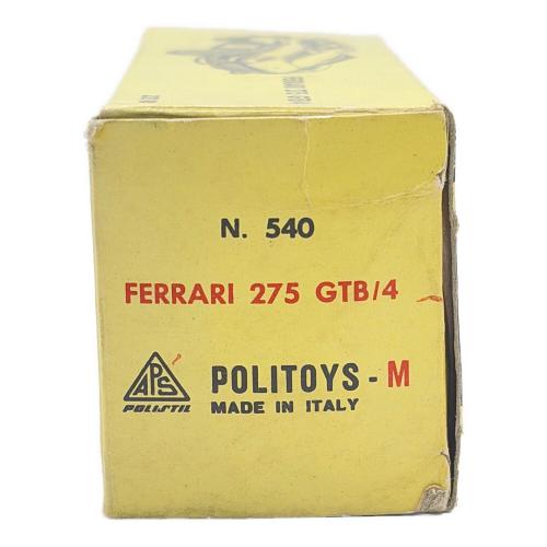 POLITOYS-M (ポリトイズ) FERRARI 275 GTB/4 ミニカー イタリア製 SCALA 1/43 キズ有