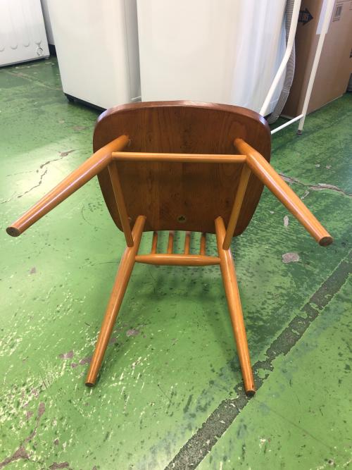 ercol (アーコール) ダイニングチェアー ナチュラル イギリスビンテージ家具  スティックバックチェアー