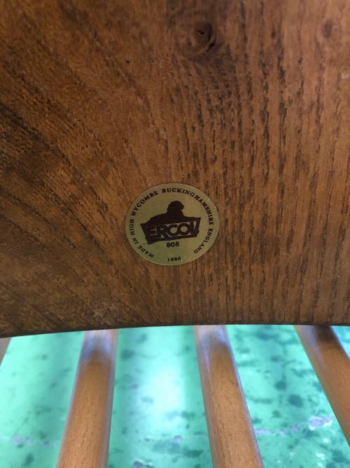 ercol (アーコール) ダイニングチェアー ナチュラル イギリスビンテージ家具  スティックバックチェアー