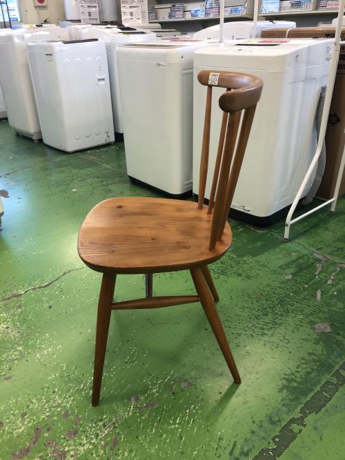 ercol (アーコール) ダイニングチェアー ナチュラル  イギリスビンテージ家具 ボウバックチェア