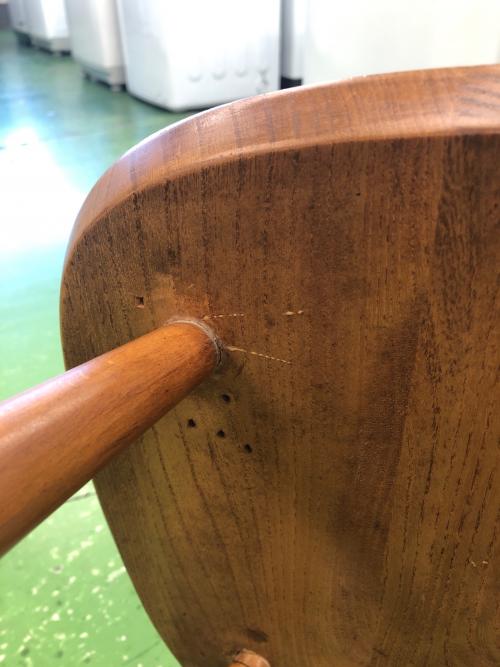 ercol (アーコール) ダイニングチェアー ナチュラル  イギリスビンテージ家具 ボウバックチェア