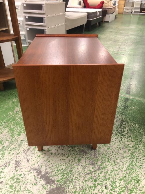 ACME Furniture (アクメファニチャー) ナイトテーブル ブラウン 280 引出付き TRESTLES NIGHT STAND