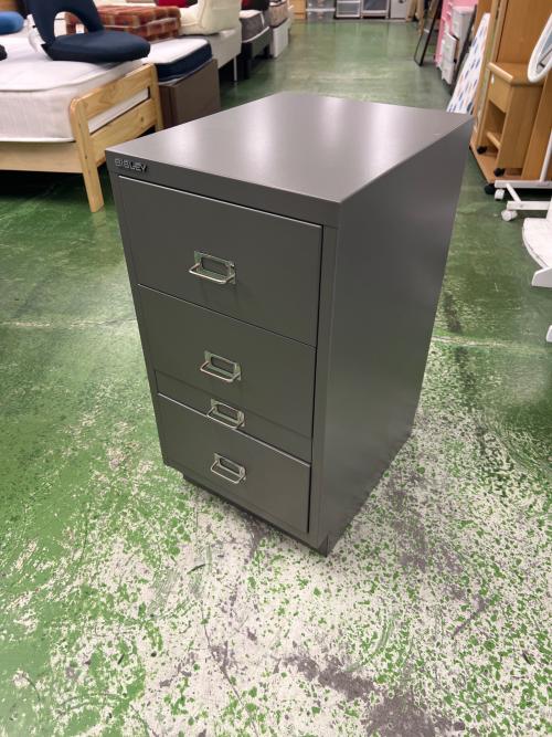 BISLEY (ビズレー) キャビネット グレー 4段 スチール製