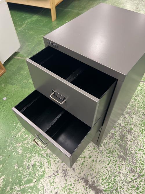 BISLEY (ビズレー) キャビネット グレー 4段 スチール製