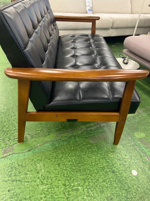 カリモク60 (カリモクロクマル) 2人掛けソファー スタンダードブラック Kチェア