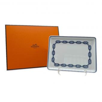 HERMES (エルメス) スクエアプレート シェーヌダンクル