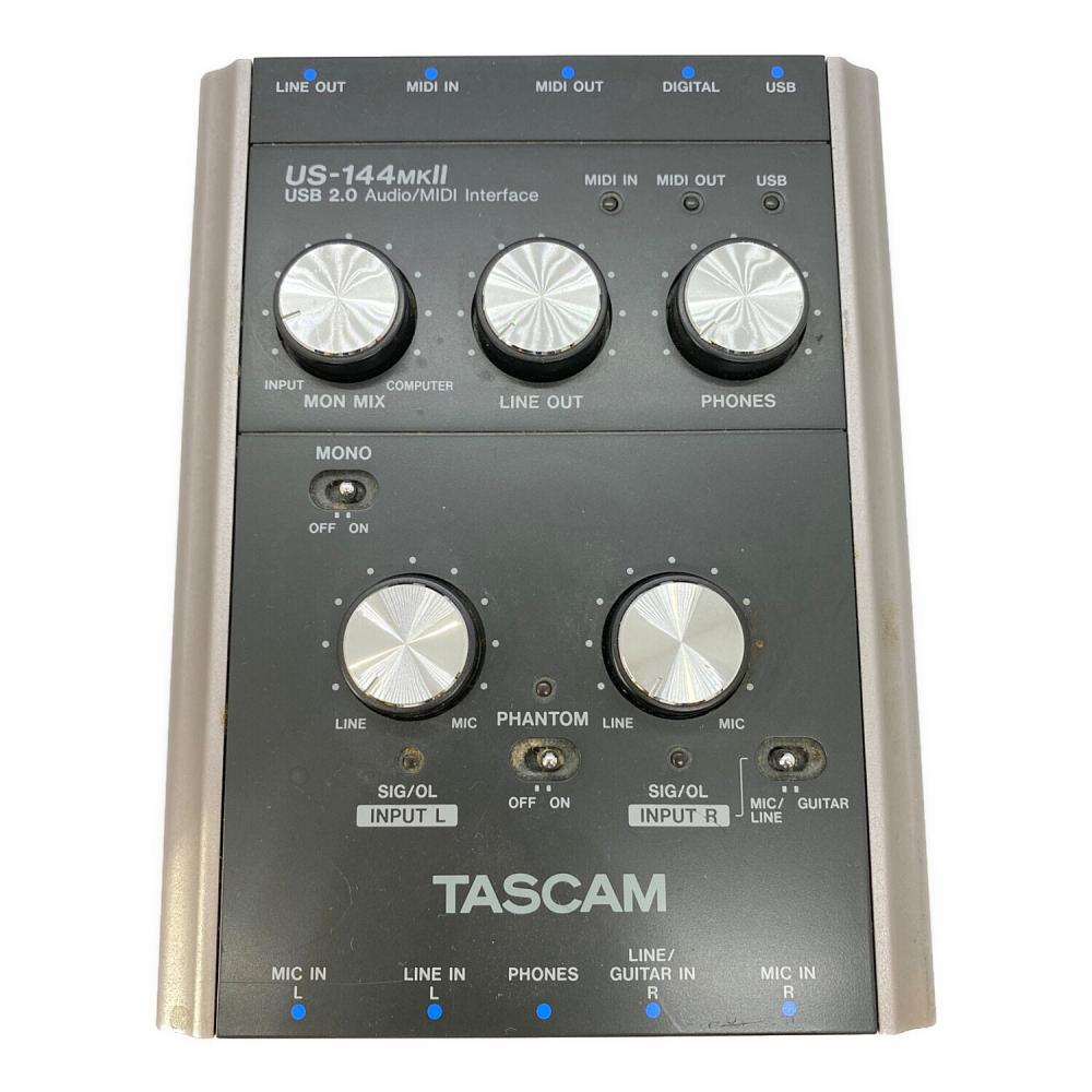 TASCAM (タスカム) オーディオインターフェイス US-144MKⅡ 通電確認