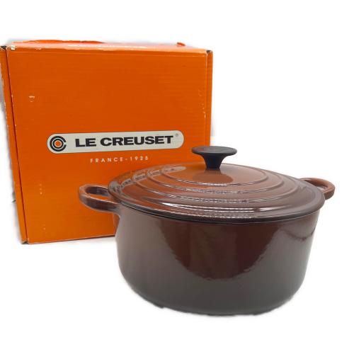 LE CREUSET (ルクルーゼ) 両手鍋 24cmココットロンド