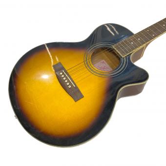 JUNO (ジュノ) エレアコギター ※4弦欠品 EA-50C/TB3 順反り有 動作確認済み インドネシア製 SI07092197