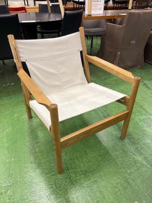 journal standard Furniture (ジャーナルスタンダードファニチャー) ラウンジチェアー ナチュラル×アイボリー 1人掛け FOXX