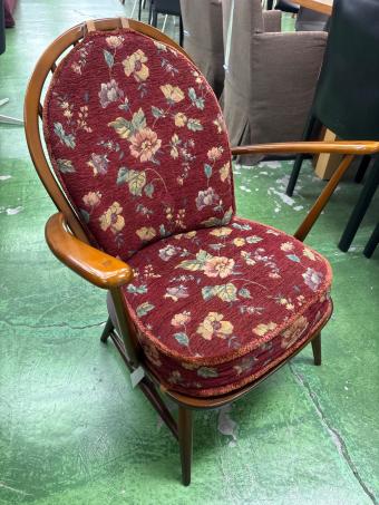 ercol (アーコール) グランドマザーチェア レッド