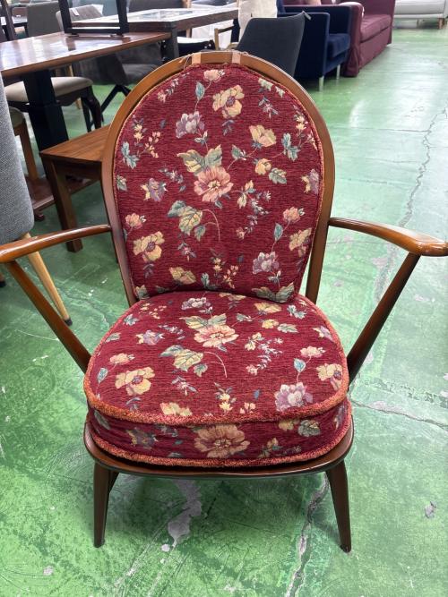 ercol (アーコール) グランドマザーチェア レッド