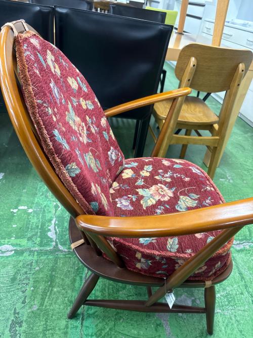 ercol (アーコール) グランドマザーチェア レッド
