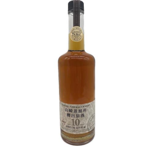 サントリー ジャパニーズウィスキー 山崎蒸溜所 樽出原酒 600ml 山崎 10年 未開封