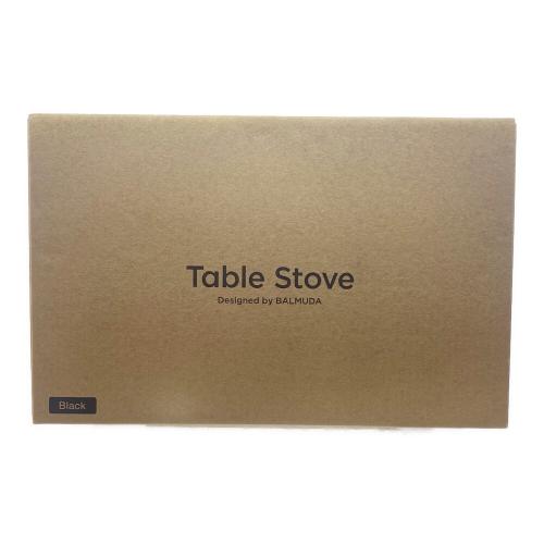 BALMUDA (バルミューダ) カセットコンロ Table Stove PSLPGマーク有 KGS01JP-BK