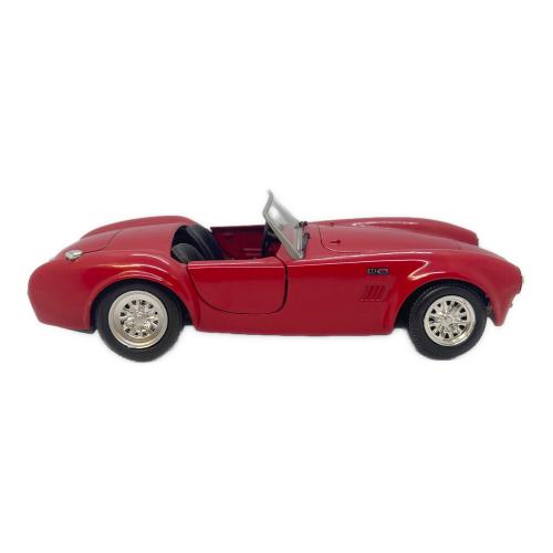 ミニカー レッド シェルビー427 コブラ 1/24