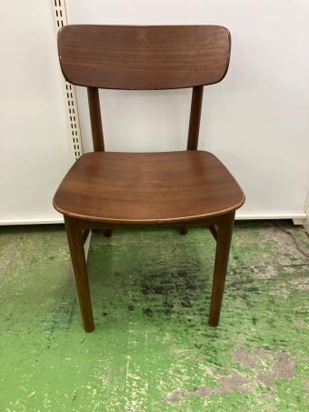 無印良品 (ムジルシリョウヒン) ラウンドチェア ブラウン ウォールナット