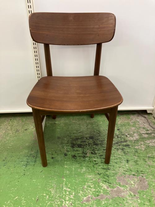 無印良品 (ムジルシリョウヒン) ラウンドチェア ブラウン ウォールナット